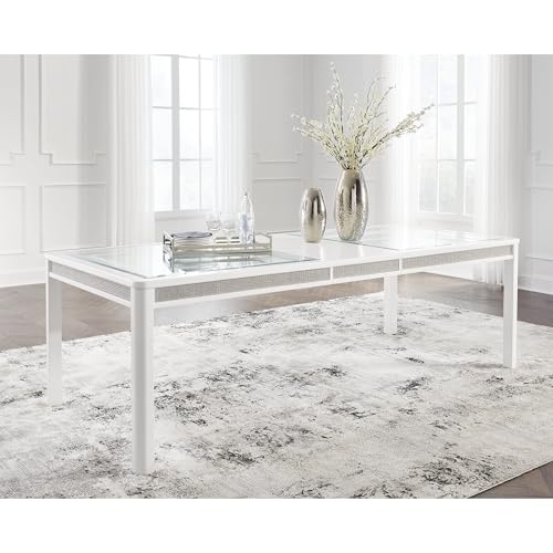 Ashley Furniture Chalanna White Dining Extension Table