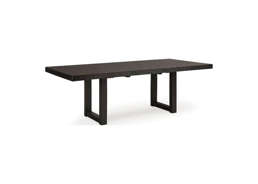 Ashley Furniture Neymorton Dark Grayish Brown Dining Extension Table