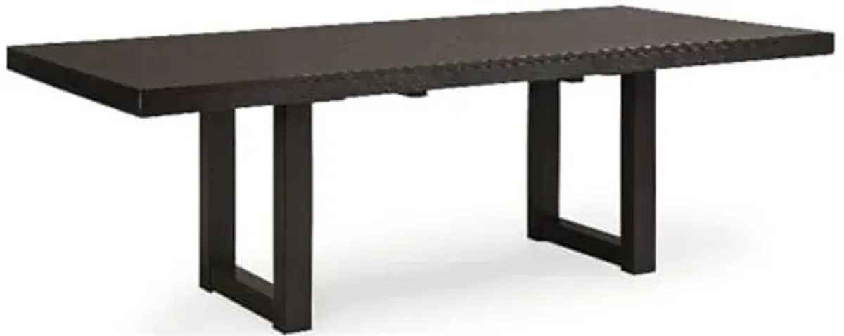 Ashley Furniture Neymorton Dark Grayish Brown Dining Extension Table