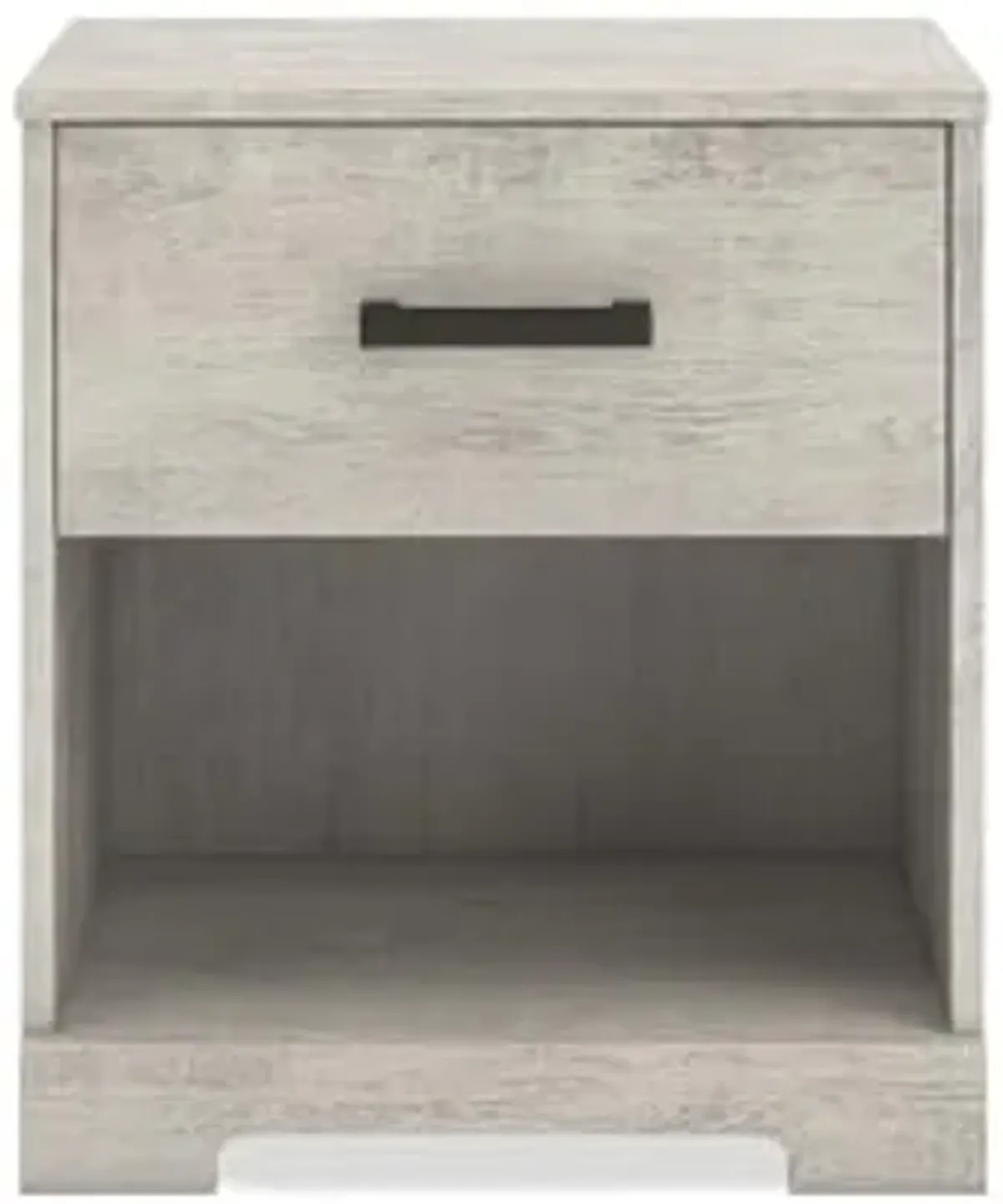 Signature Design by Ashley Shawburn 1 Drawer Nightstand, Whitewash