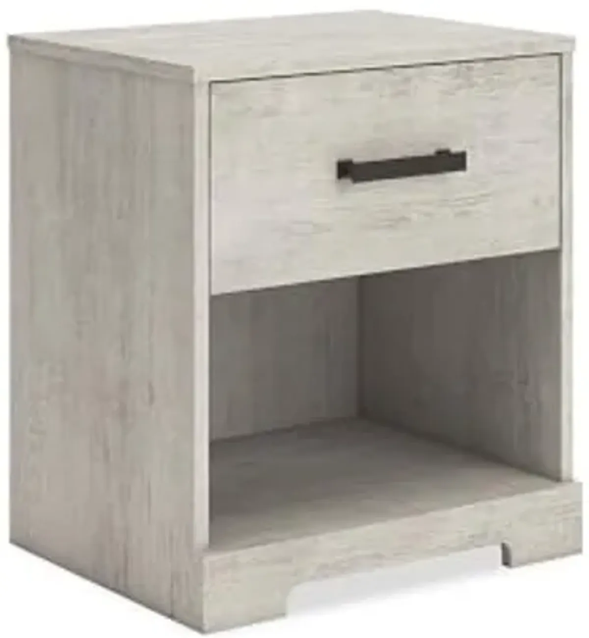 Signature Design by Ashley Shawburn 1 Drawer Nightstand, Whitewash