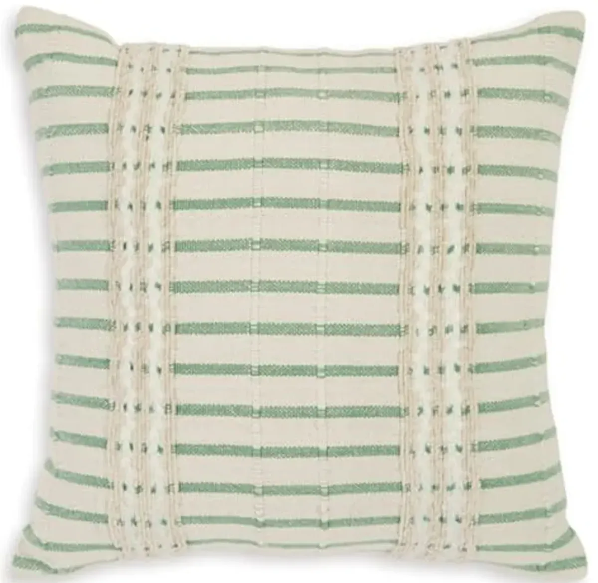 Signature Design by Ashley Rowton Pillow, Square, Green & White