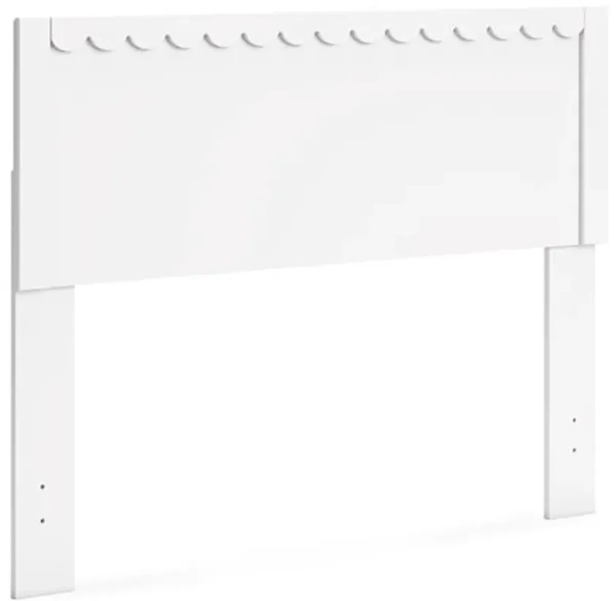 Signature Design by Ashley Hallityn Coastal Panel Headboard, Full, White