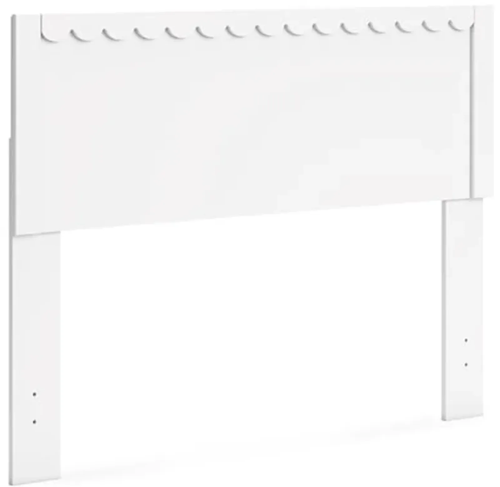 Signature Design by Ashley Hallityn Coastal Panel Headboard, Full, White