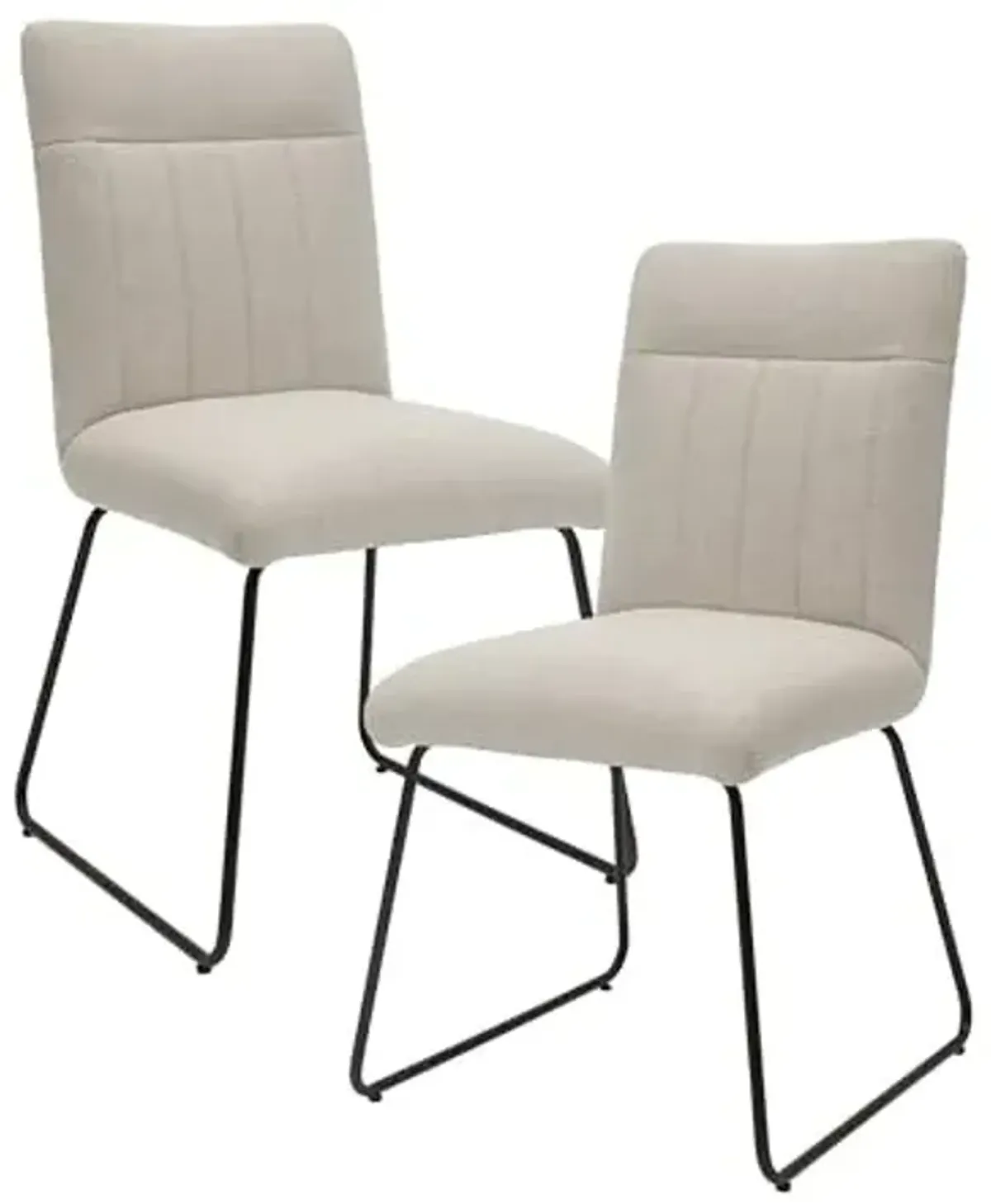 Homelegance 5919S Benito 2 Side Chair, Beige, 1 Unit