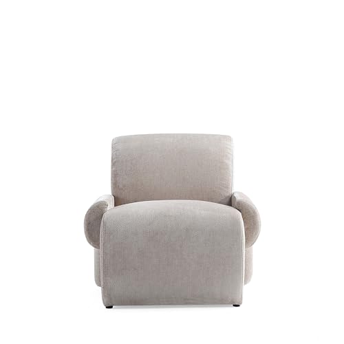 Manhattan Comfort Modern Verandah Chenille Accent Chair, Beige