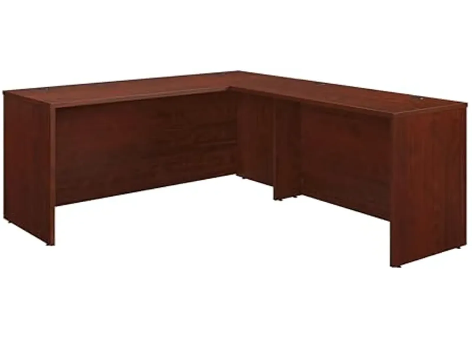 OfficeWorks by Sauder 72" x 72" L-Desk Combo, Classic Cherry Finish