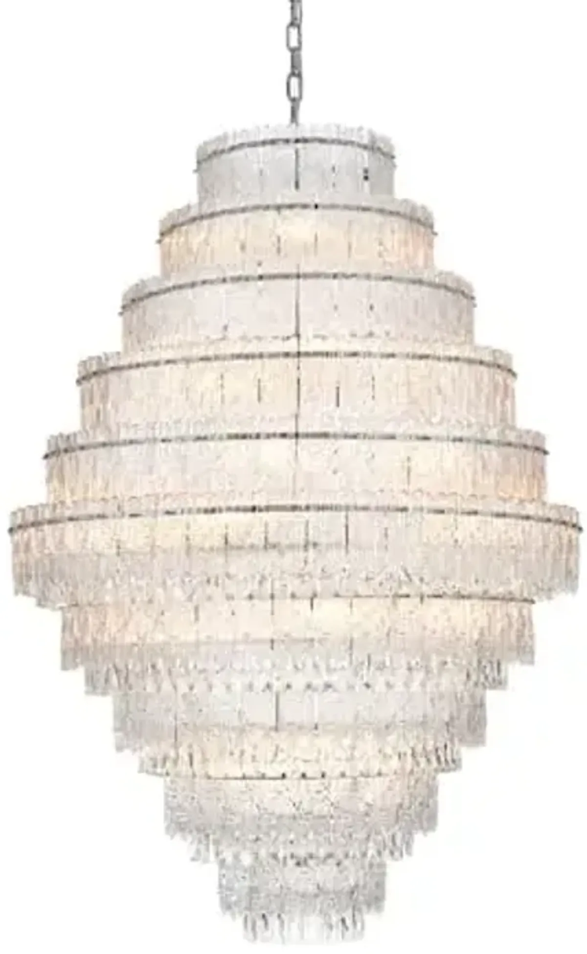 Elegant Lighting 1780D42C Emilia - 33 Light Chandelier-60 Inch Tall and 42 Inch Wide, Finish Color: Chrome