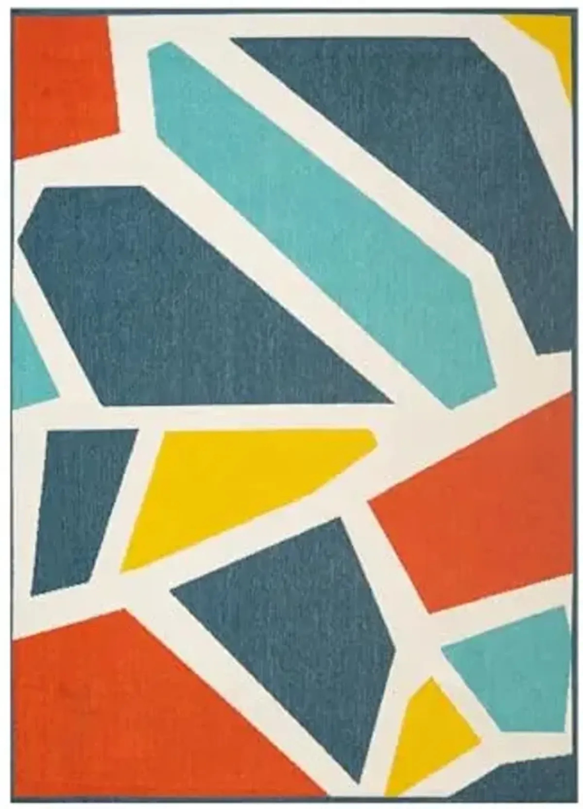 LR Home 2x3 Outdoor Area Rug for Home Decor | Modern Striped Outdoor Carpets for Patio, Backyard, Garden, Deck, Balcony, RV | Boho Farmhouse Outside Floor Mat for Beach, Courtyard | White/Multi