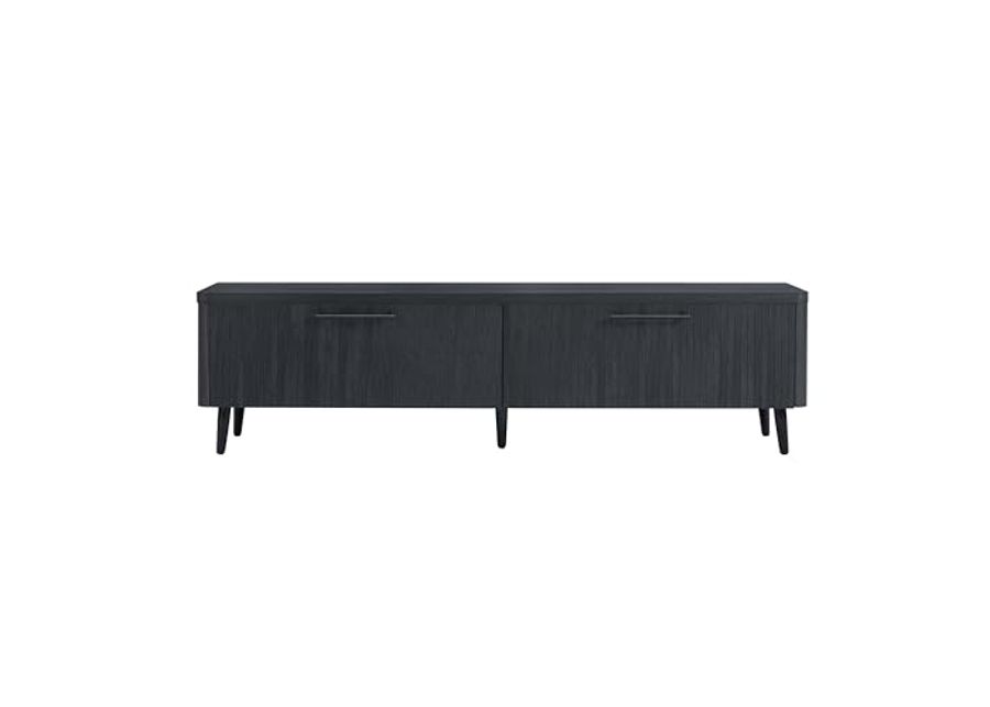 Manhattan Comfort Mid Century- Modern Jodie 68.9" TV Stand in Charcoal Grey