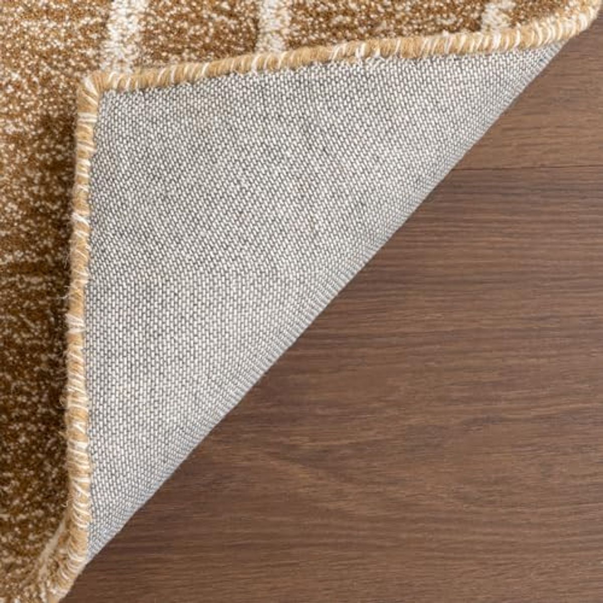 Rugs USA x Arvin Olano Mana Abstract Wool Area Rug, 6x9, Beige