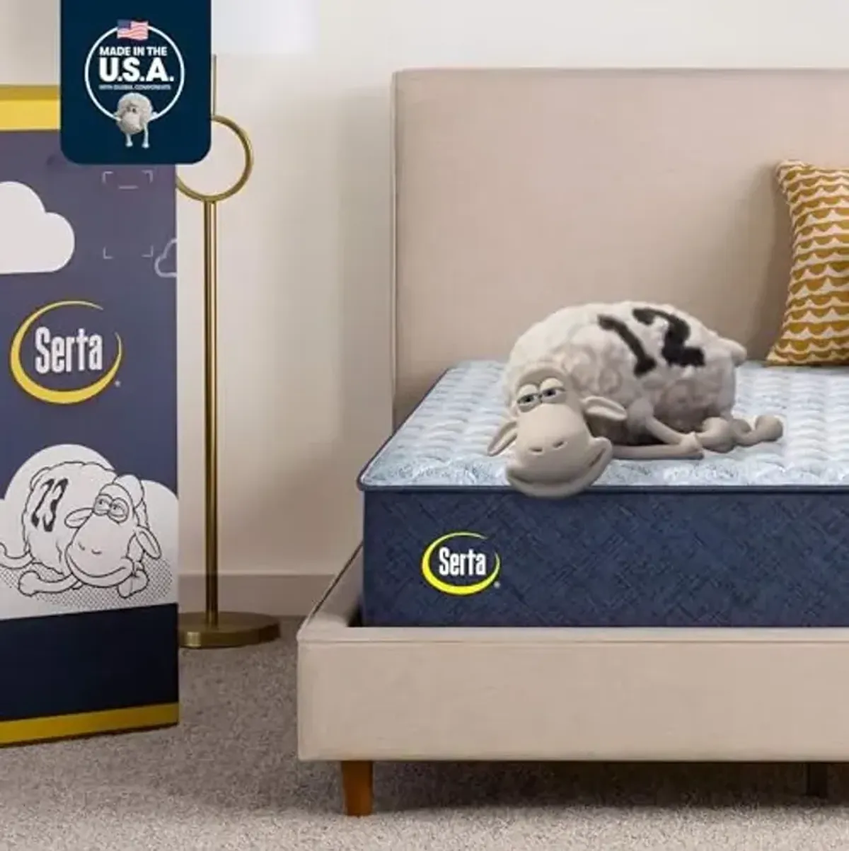 Serta Sleeptrue Firm 12" King Memory Foam Mattress in a Box, Cooling, Breathable, and Pressure Relieving - 100 Night Trial, CertiPUR-US Certified and 10 Year Limited Warranty