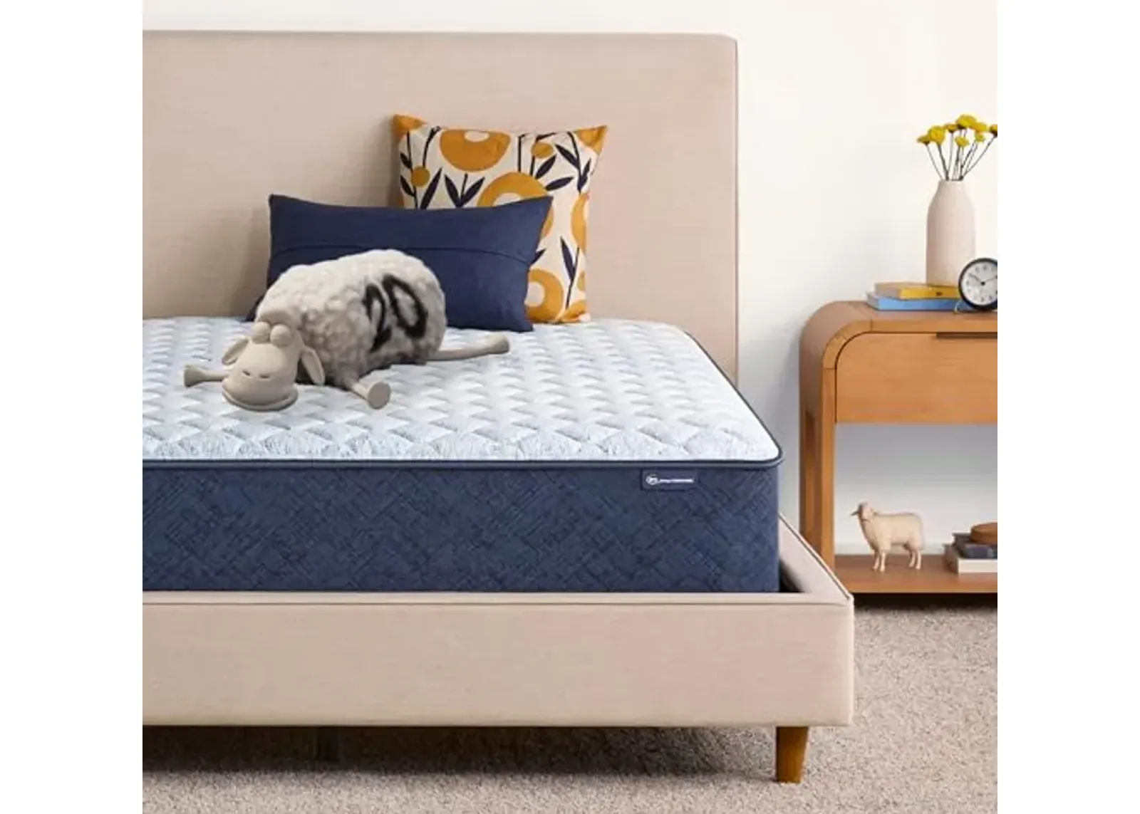 Serta Sleeptrue Firm 11" King Hybrid Mattress in a Box, Cooling, Breathable, and Pressure Relieving - 100 Night Trial, CertiPUR-US Certified and 10 Year Limited Warranty