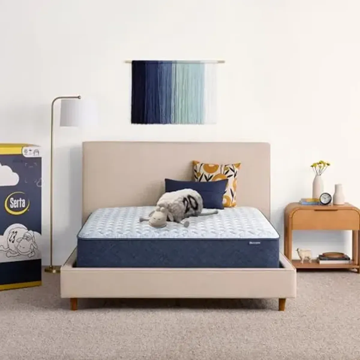 Serta Sleeptrue Firm 11" Queen Hybrid Mattress in a Box, Cooling, Breathable, and Pressure Relieving - 100 Night Trial, CertiPUR-US Certified and 10 Year Limited Warranty