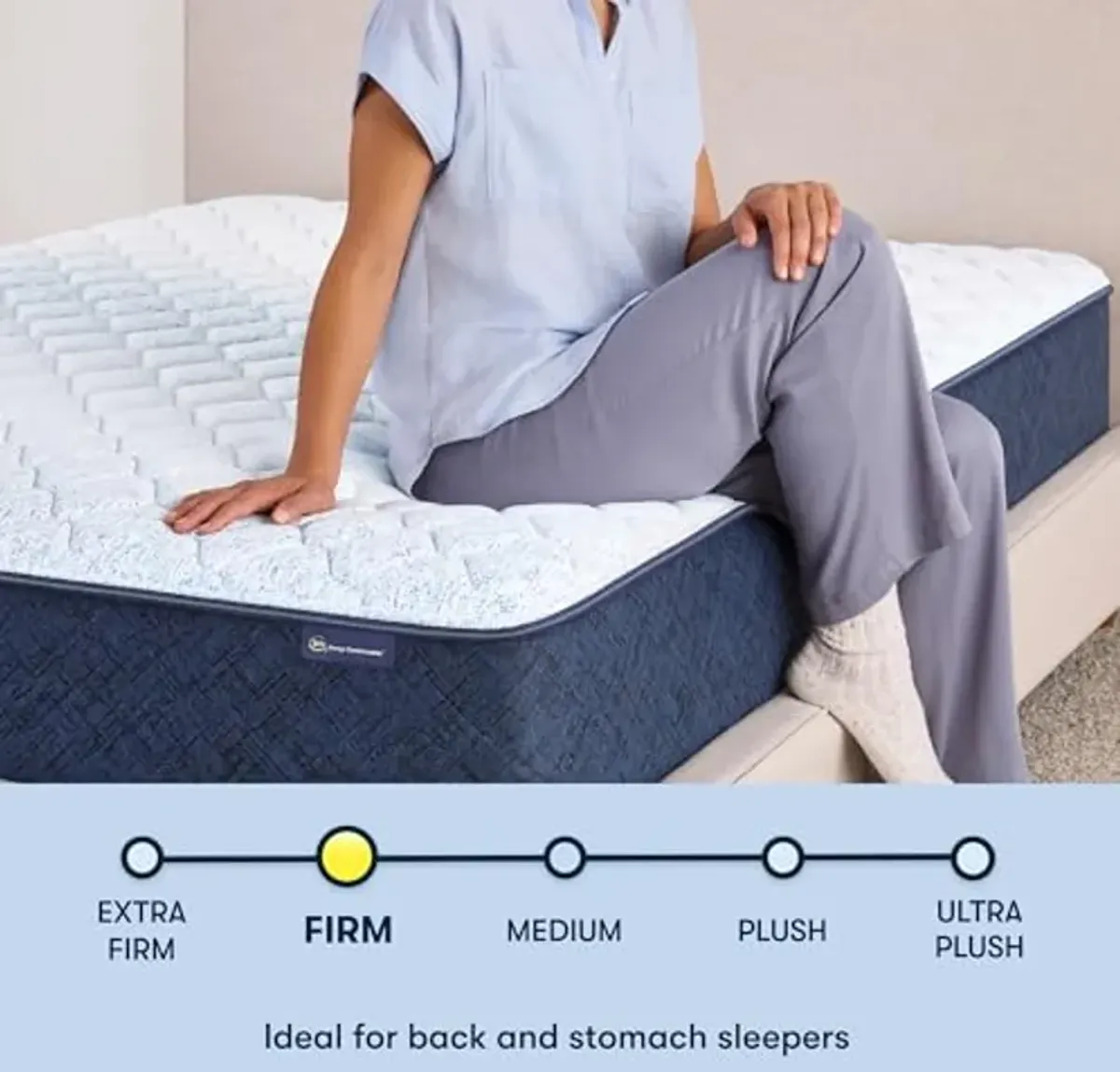 Serta Sleeptrue Firm 11" Queen Hybrid Mattress in a Box, Cooling, Breathable, and Pressure Relieving - 100 Night Trial, CertiPUR-US Certified and 10 Year Limited Warranty