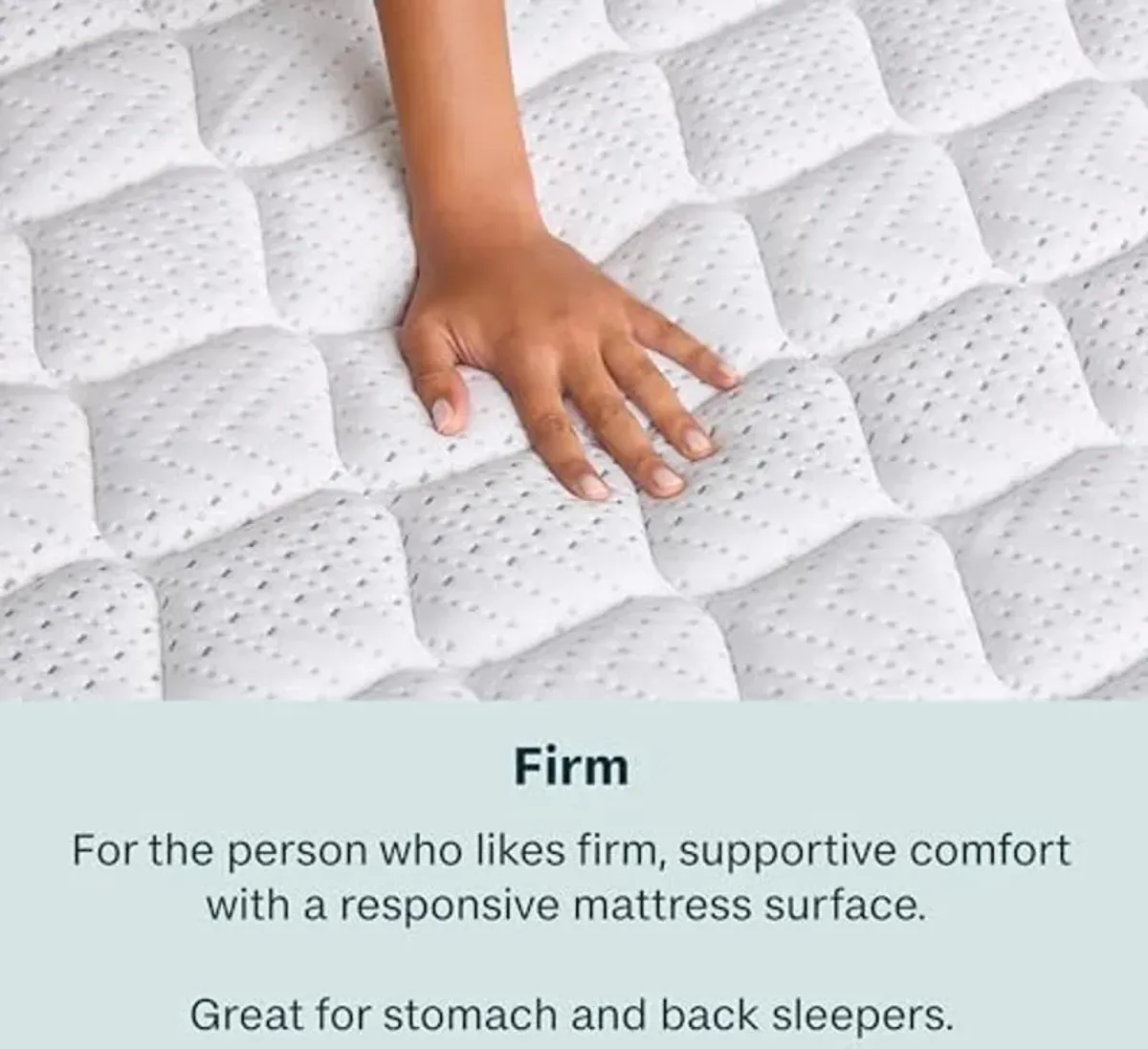 Beauty Sleep Midnight Slumber Firm 10" Queen Foam Mattress in a Box, Cooling, Breathable, and Pressure Relieving - 100 Night Trial, CertiPUR-US Certified and 10 Year Limited Warranty