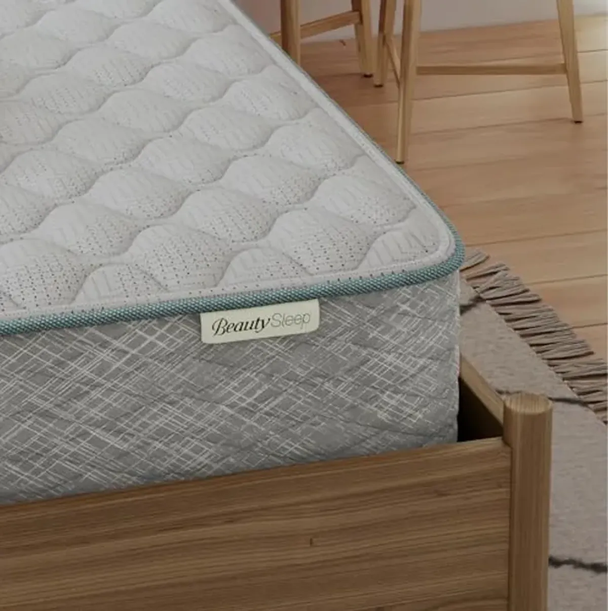 Beauty Sleep Midnight Slumber Firm 10" Queen Foam Mattress in a Box, Cooling, Breathable, and Pressure Relieving - 100 Night Trial, CertiPUR-US Certified and 10 Year Limited Warranty