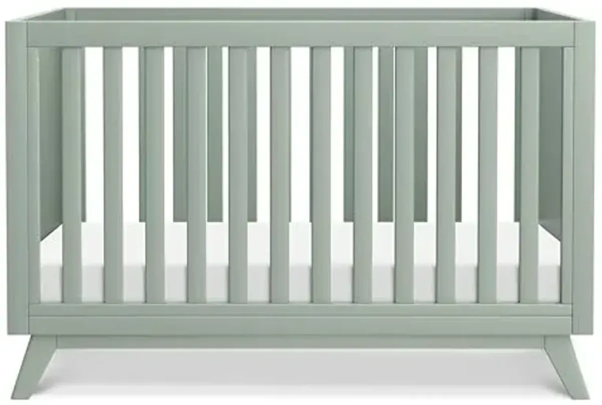 Davinci Otto 3-in-1 Convertible Crib in Light Sage, GREENGUARD Gold Certified