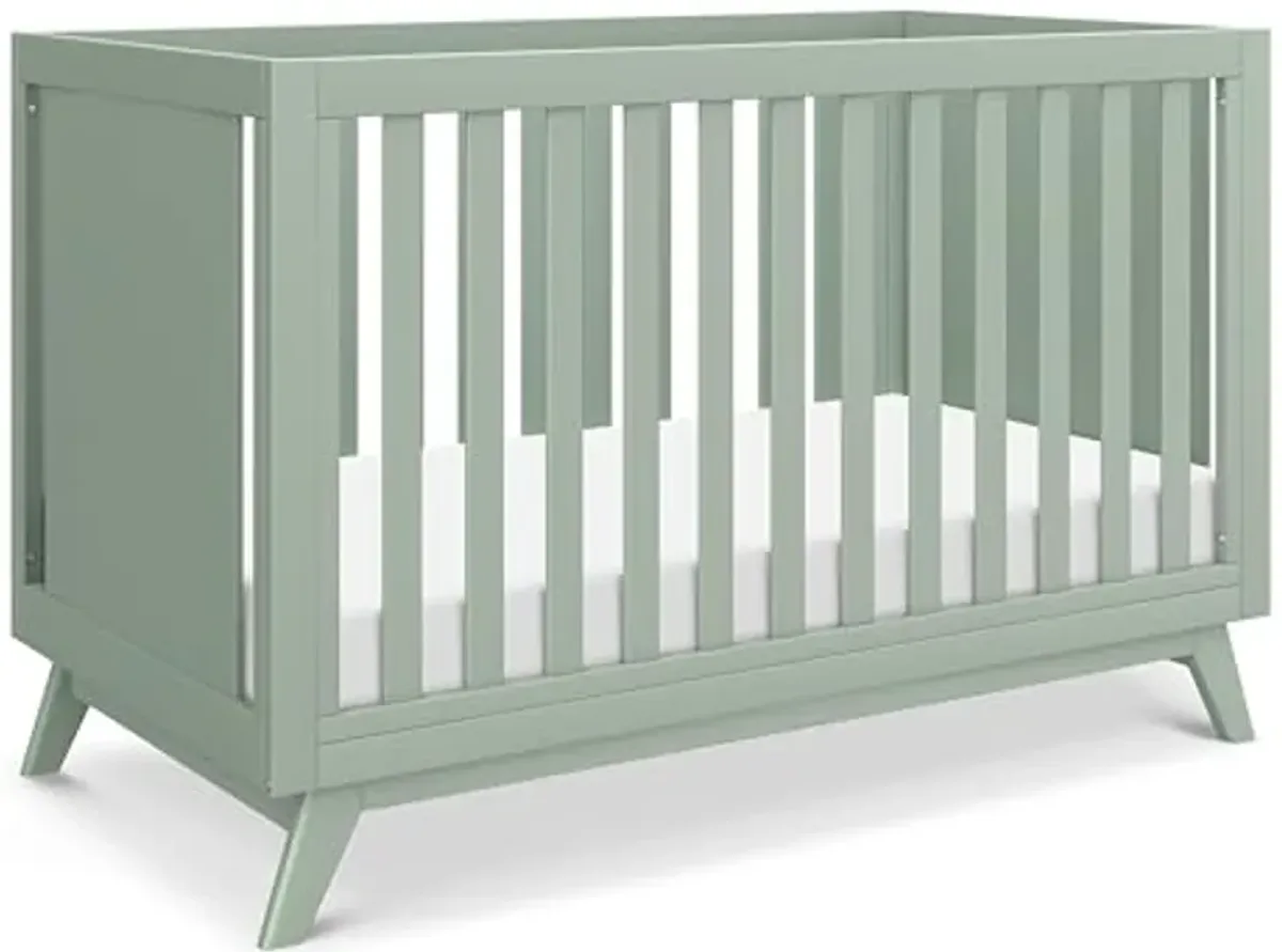 DaVinci Otto 3-in-1 Convertible Crib in Light Sage, GREENGUARD Gold Certified