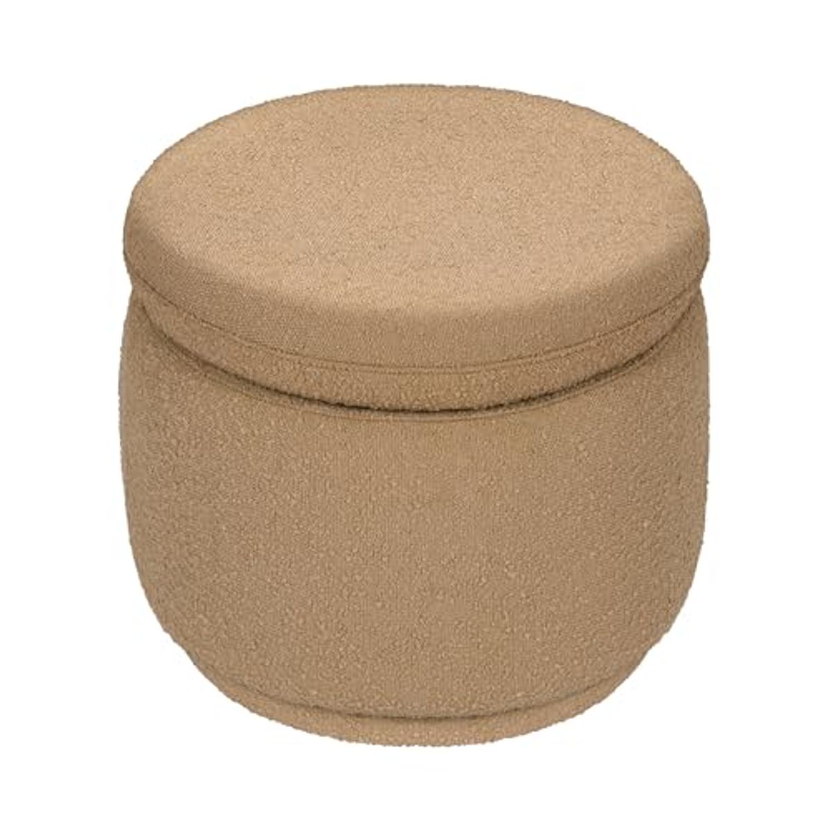 Babyletto Enoki Storage Ottoman in Sand Boucle, Greenguard Gold Certified