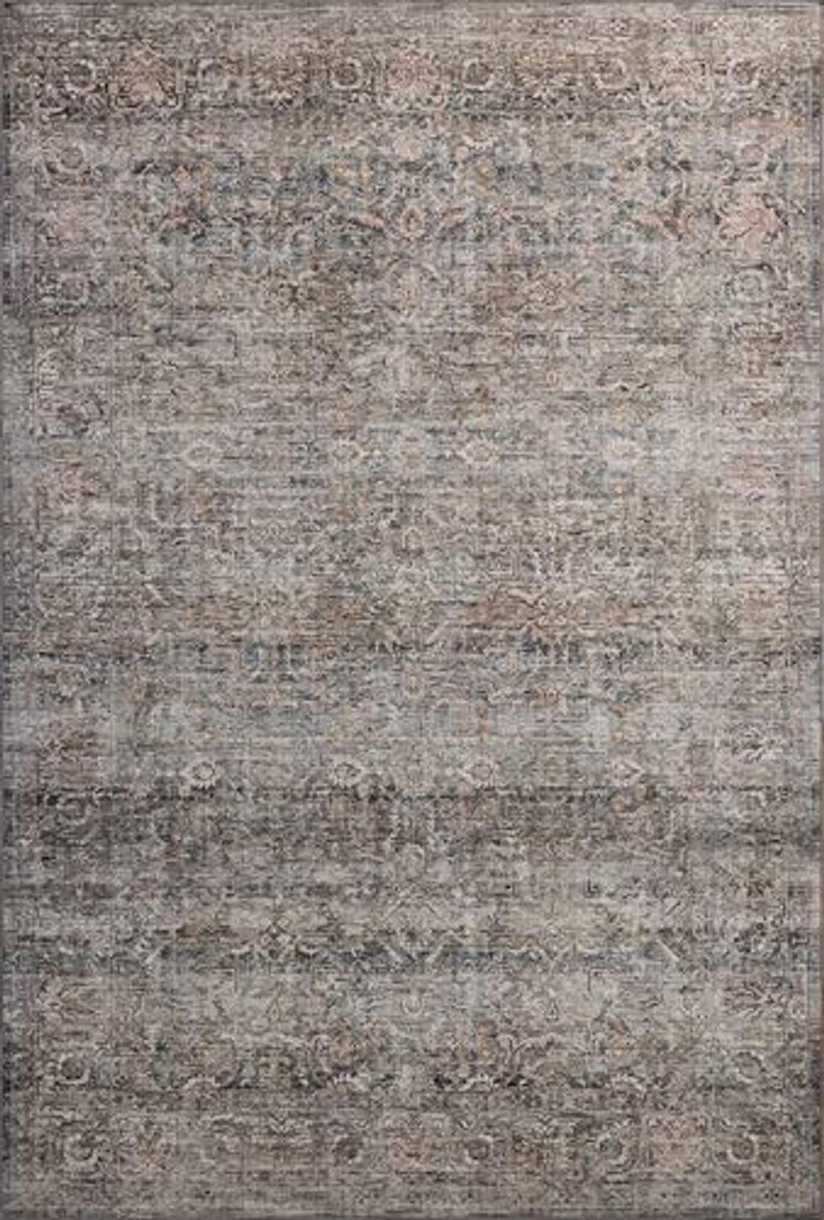 Loloi Amber Lewis Josie Collection JOS-05 Dove/Gold 2'-6" x 10'-0" Runner Rug