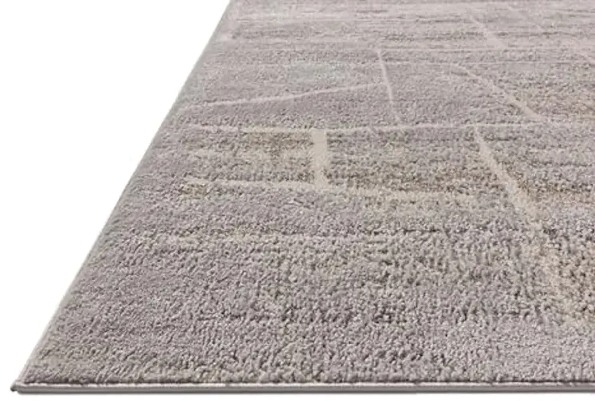 Loloi Amber Lewis Monty Collection MOT-07 Natural/Mist 5'-3" x 7'-6", .50" Pile Height, Accent Rug