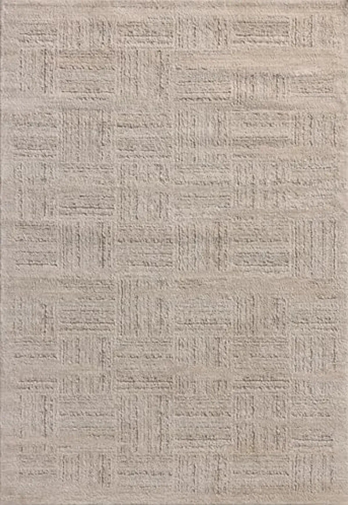 Loloi Amber Lewis Monty Collection MOT-01 Ivory/Taupe 7'-10" x 10', .50" Pile Height, Area Rug