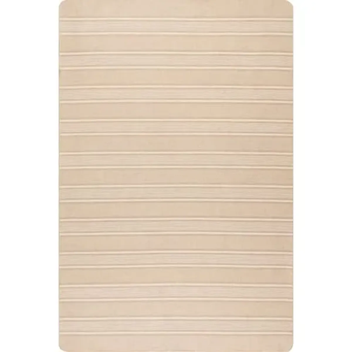 nuLOOM Anaya Striped 7'6" x 9'6" Jute Area Rug for Dining Room Living Room, Natural/Ivory
