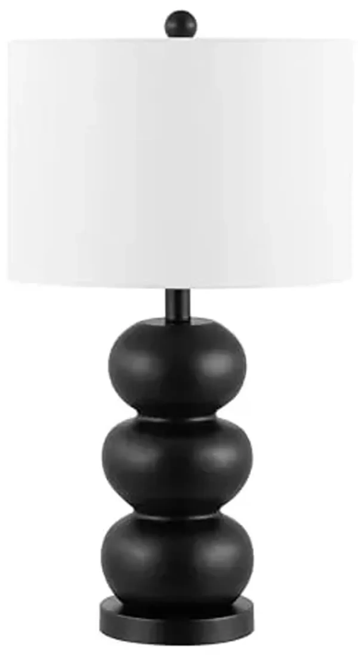 SAFAVIEH Lighting Collection Ioanna Black 19-inch Table Lamp (LED Bulb Included)
