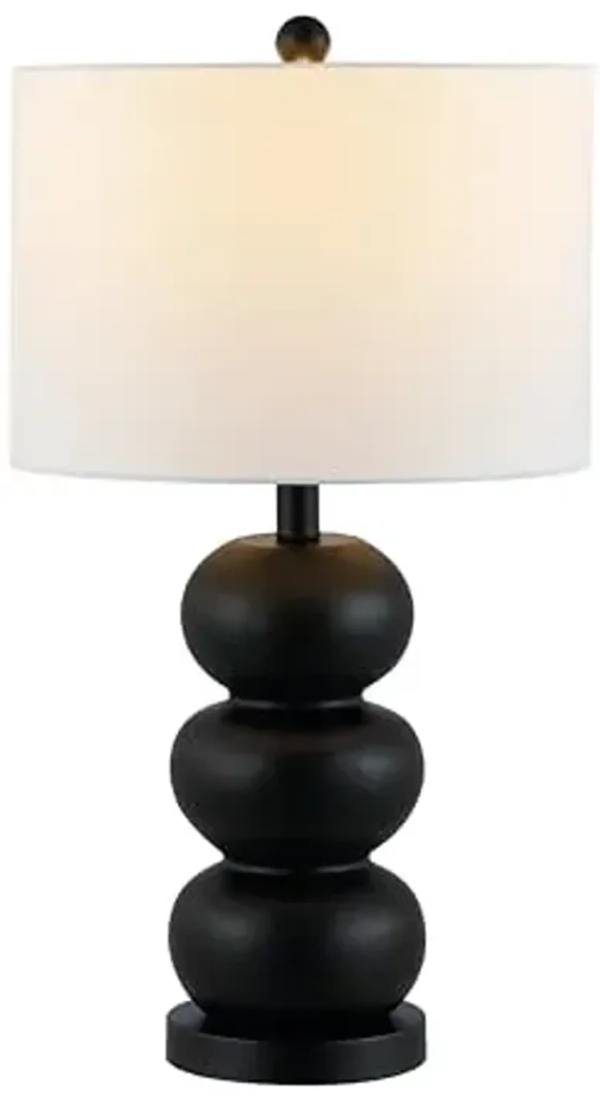 SAFAVIEH Lighting Collection Ioanna Black 19-inch Table Lamp (LED Bulb Included)