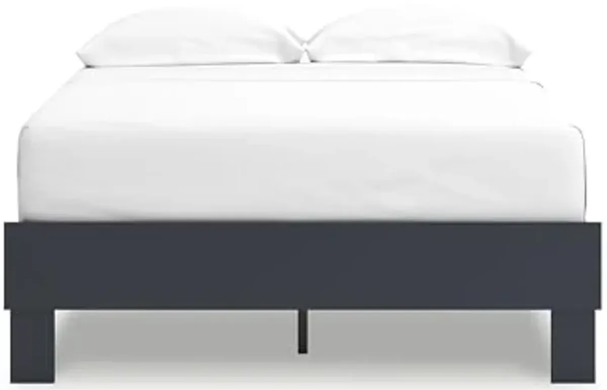 Signatue Design by Ashley Simmenfort Full Platform Bed, Navy Blue