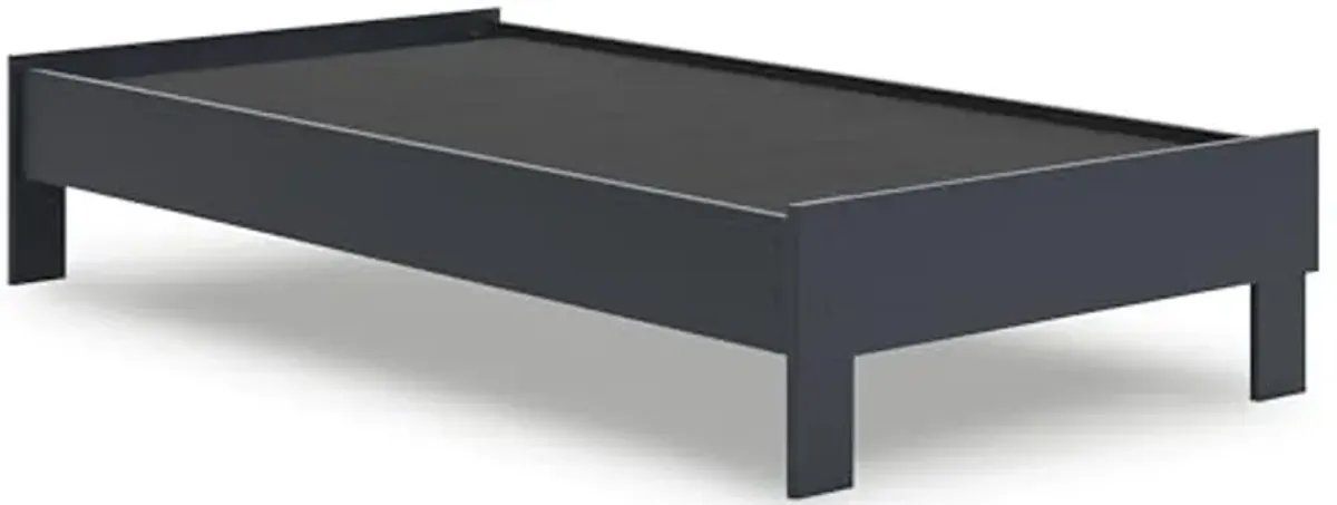 Signatue Design by Ashley Simmenfort Twin Platform Bed, Navy Blue