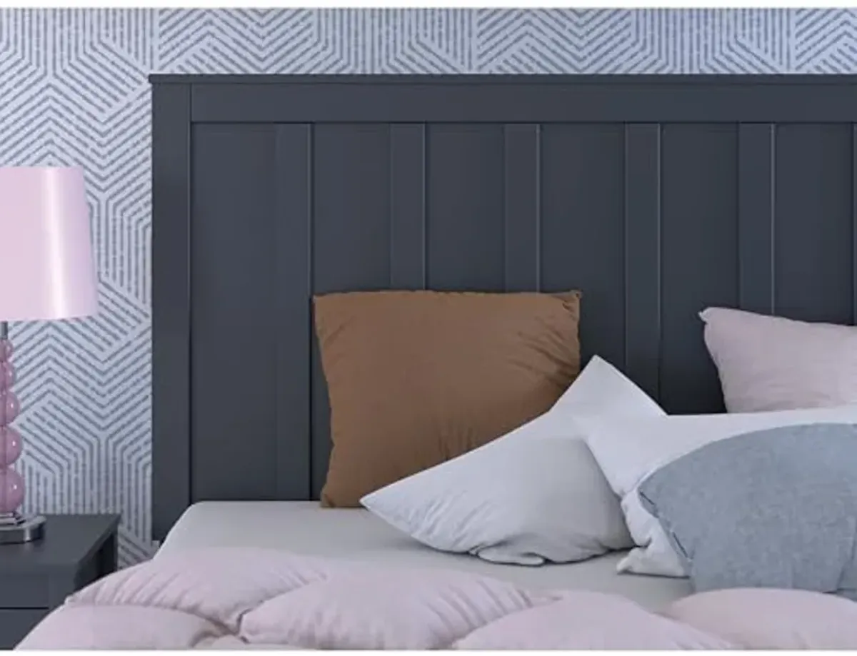 Signatue Design by Ashley Simmenfort Full Panel Headboard, Navy Blue