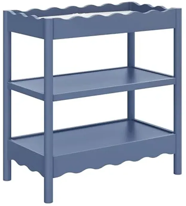 Babyletto Swell Changing Table in Cove Blue, Greenguard Gold Certified