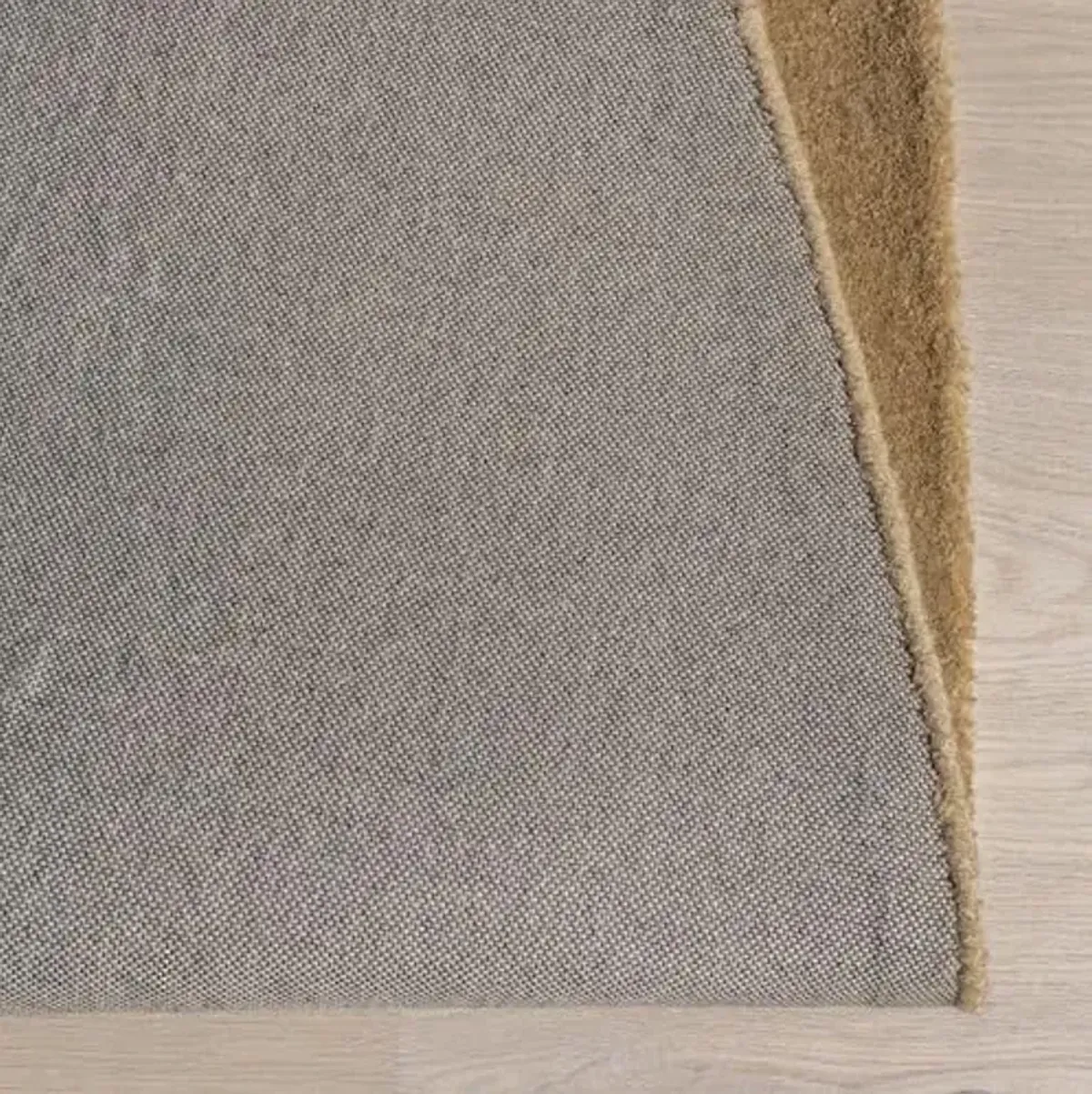 Rugs USA Venace Abstract Wool Area Rug, 4x6, Brown