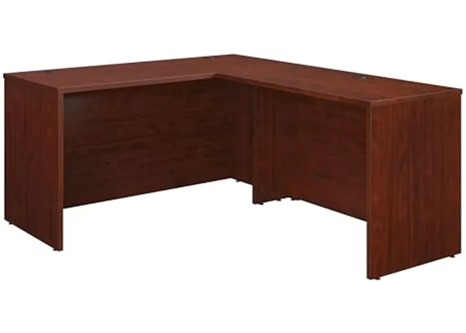 OfficeWorks by Sauder Affirm 60" Desk & 42" Return, Classic Cherry Finish