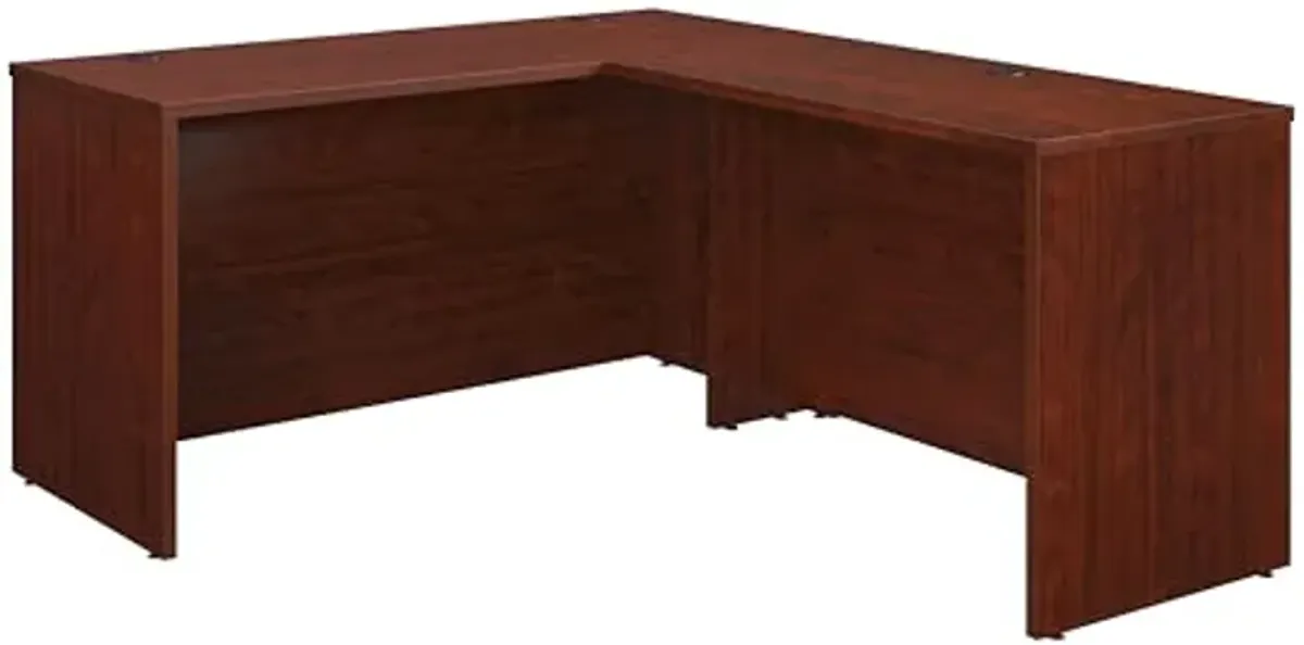 OfficeWorks by Sauder Affirm 60" Desk & 42" Return, Classic Cherry Finish