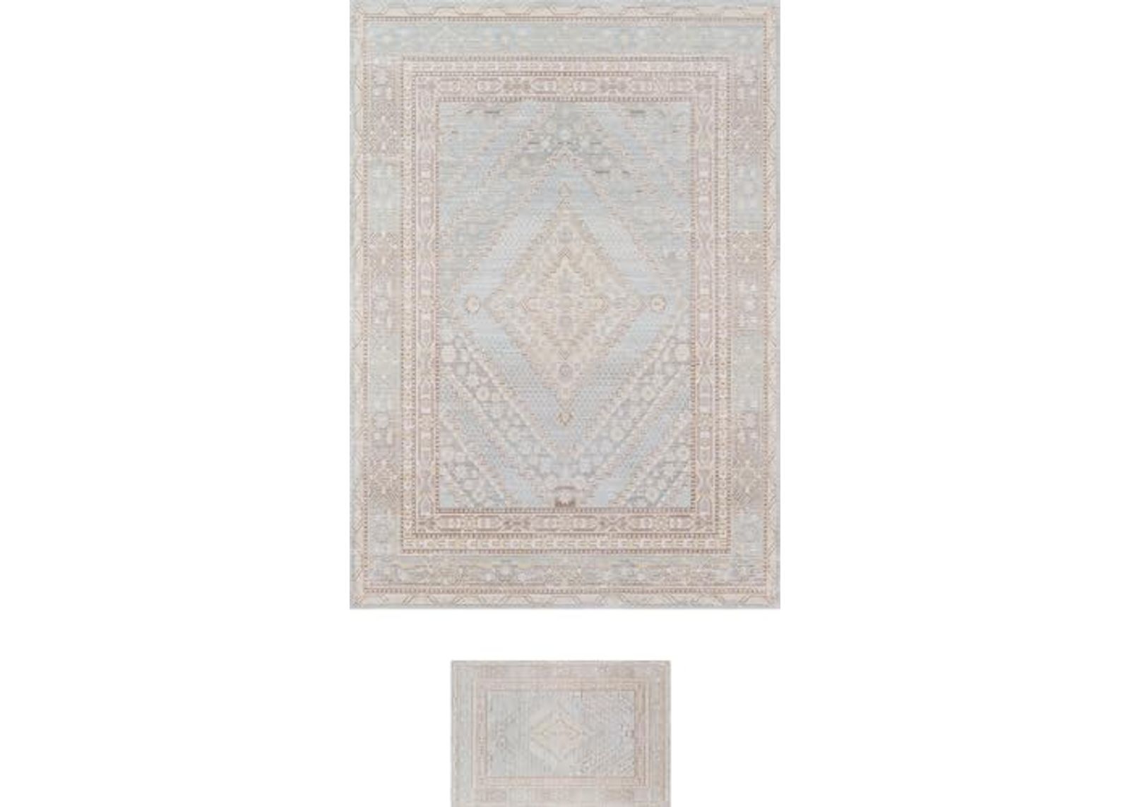 Momeni Rugs Isabella Traditional Medallion Flat Weave Area Rug, 7’10" X 10’6", Blue Rugs Isabella Traditional Medallion Flat Weave Area Rug, 2' X 3', Blue