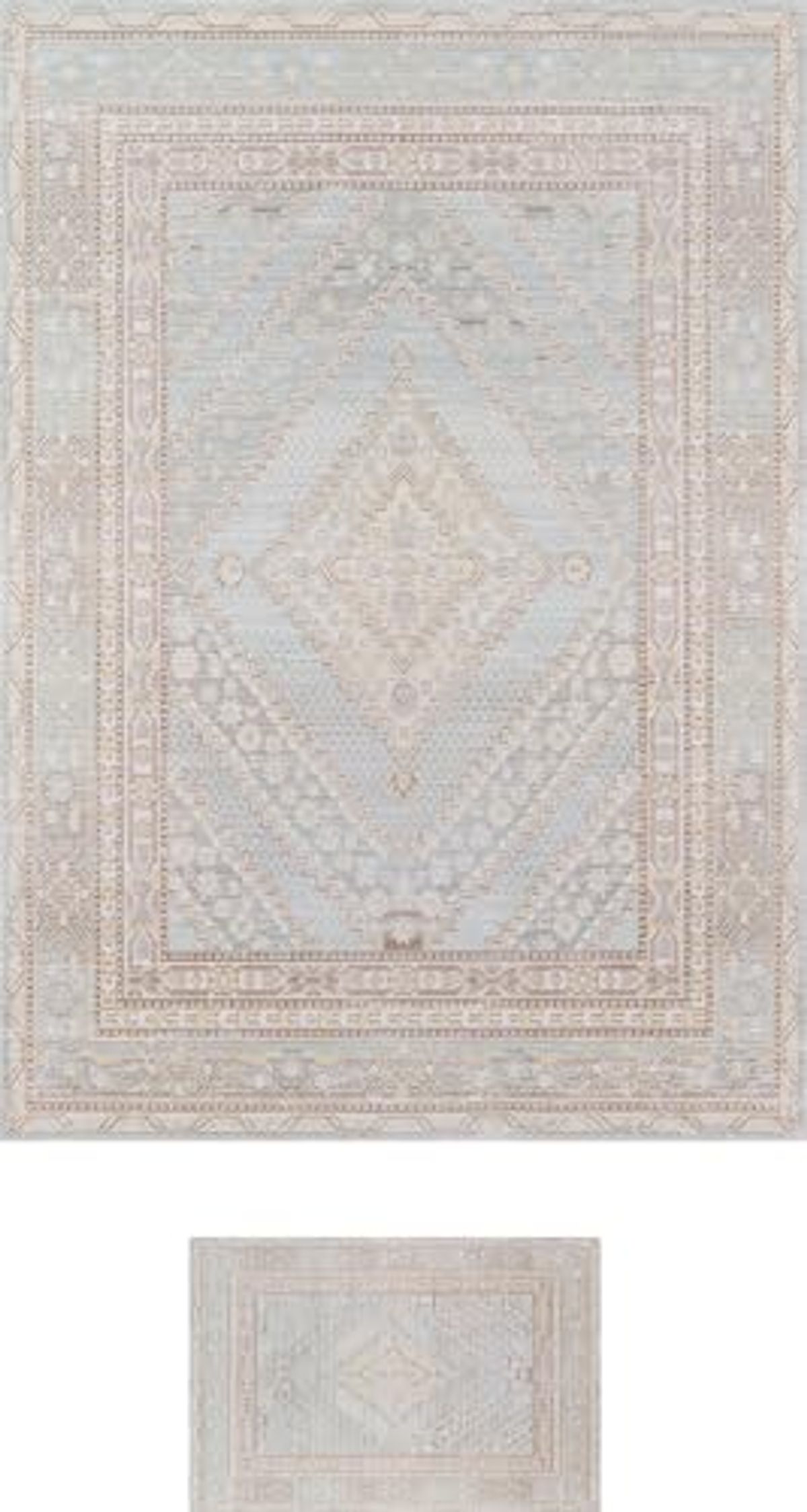 Momeni Rugs Isabella Traditional Medallion Flat Weave Area Rug, 7’10" X 10’6", Blue Rugs Isabella Traditional Medallion Flat Weave Area Rug, 2' X 3', Blue