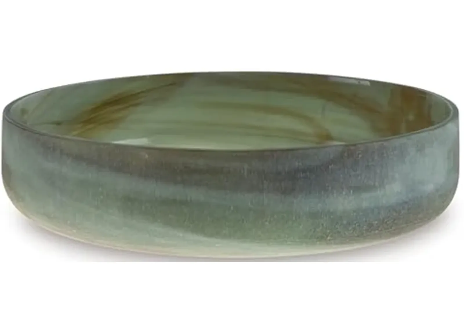 Signature Design by Ashley Bannington Contemporary Glass Bowl, Green