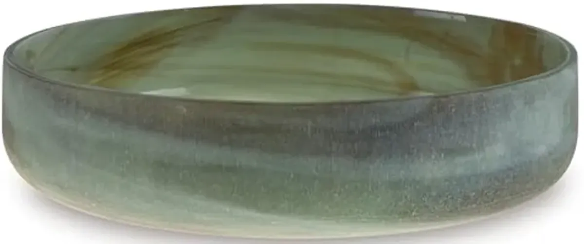 Signature Design by Ashley Bannington Contemporary Glass Bowl, Green