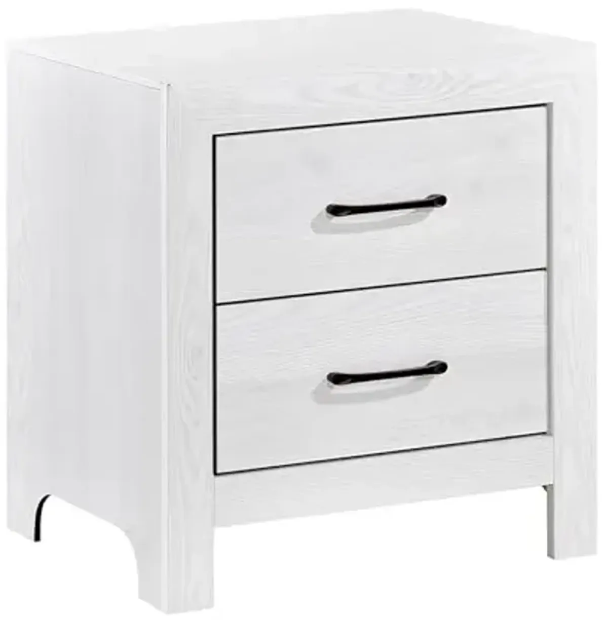 Homelegance 1534Wh-4 Corbin Bedside Table, White, 1 Unit