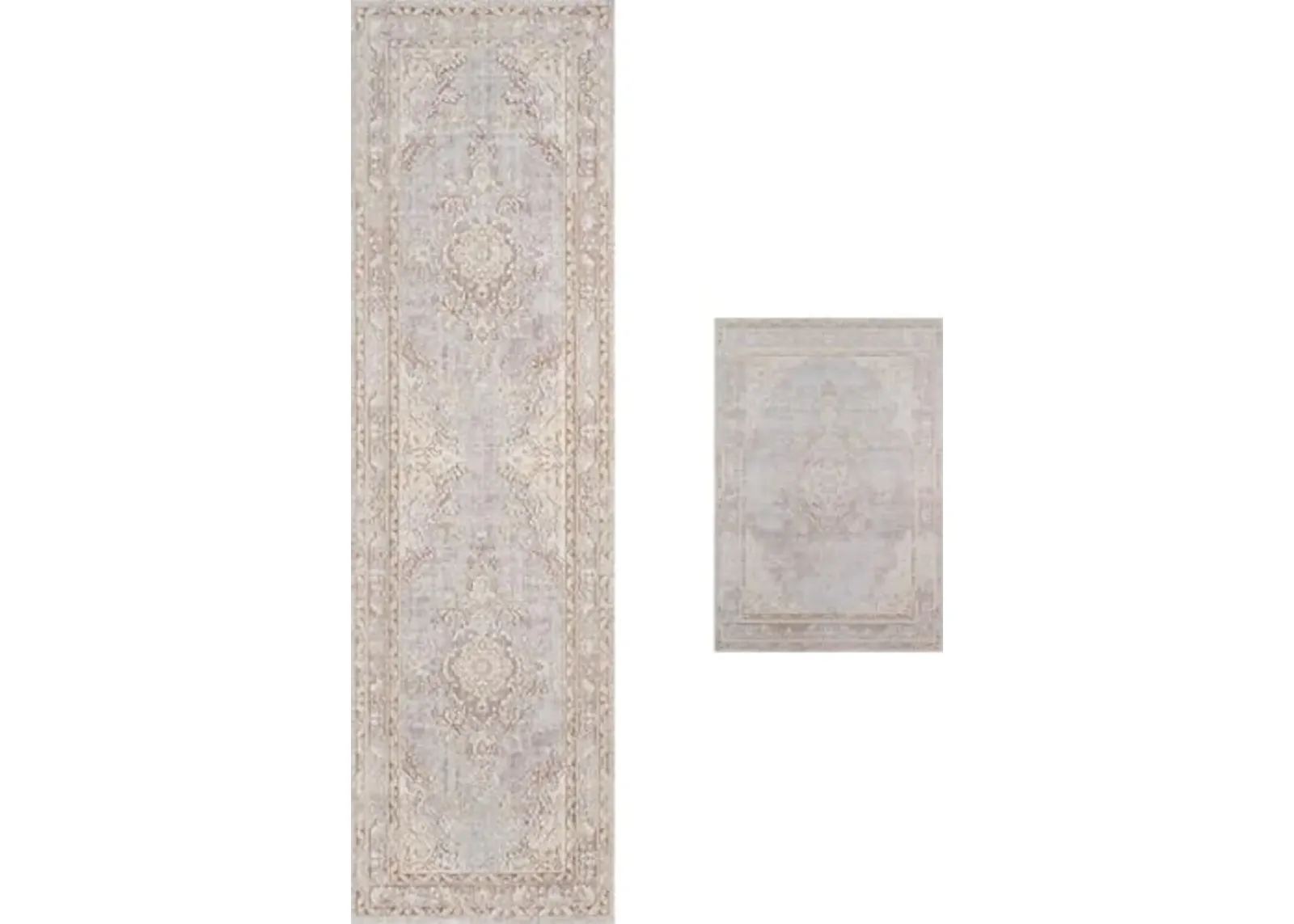 Momeni Isabella Traditional Medallion Flat Weave Runner Rug, 2’7” X 8’, Grey Isabella Traditional Medallion Flat Weave Area Rug, 2' X 3', Grey