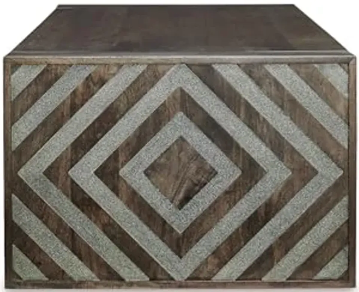 Signature Design by Ashley Dreggan Rectangular Coffee Table, Brown