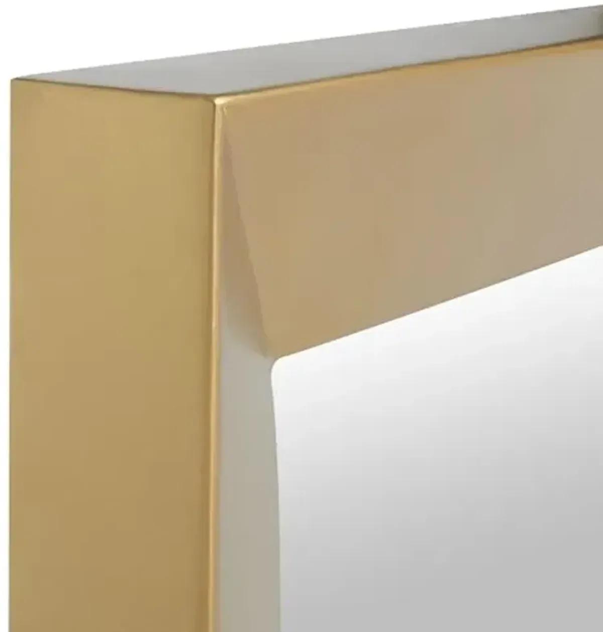 SAFAVIEH Couture Collection Veronika Brass 40 x 52-inch Rectangle Decorative Wall Mirror