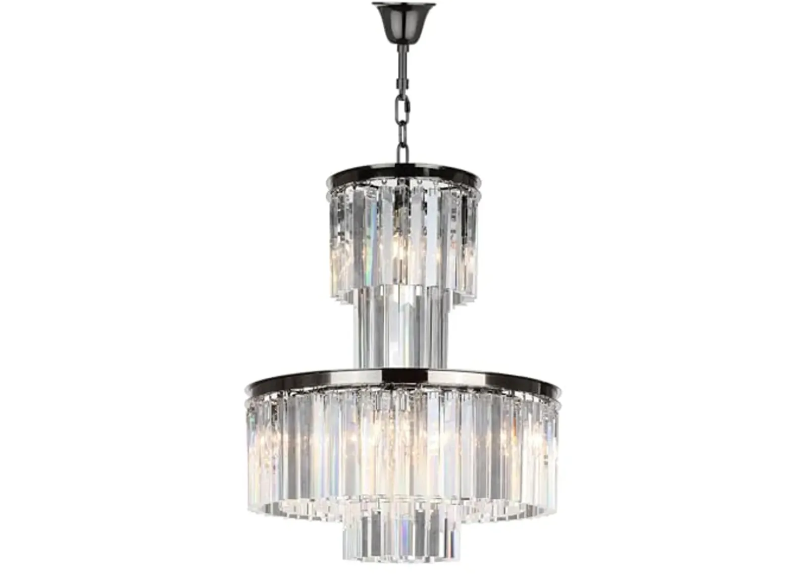 SAFAVIEH Couture Collection Maribel Art Deco Glam Onyx Crystal Chandelier