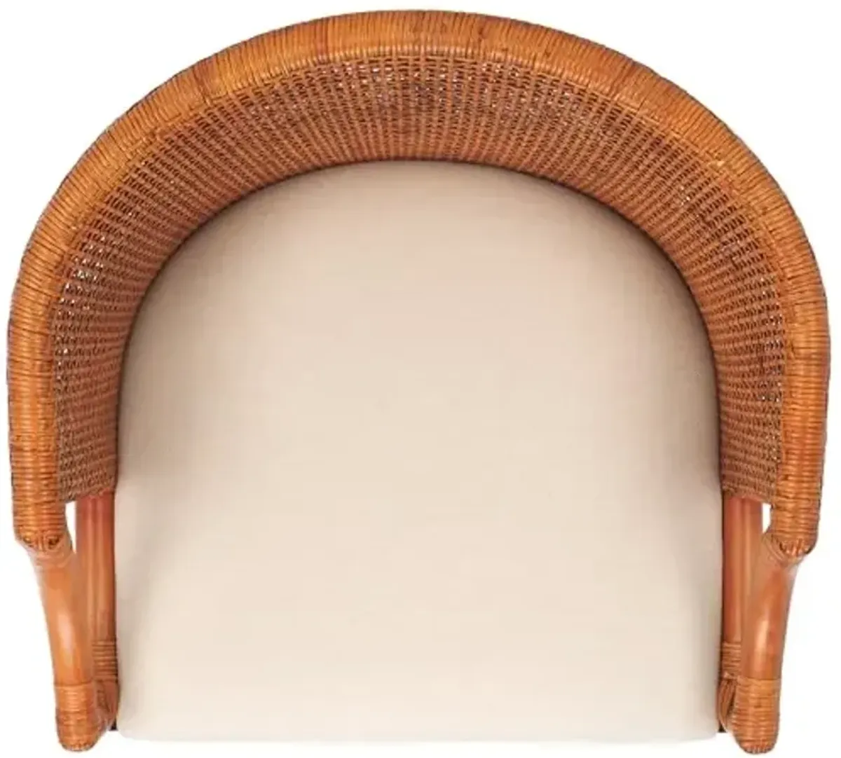 SAFAVIEH Home Collection Brando Tropical Coastal 24-inch Brown/Black/White Cushion Counter Stool (Fully Assembled)