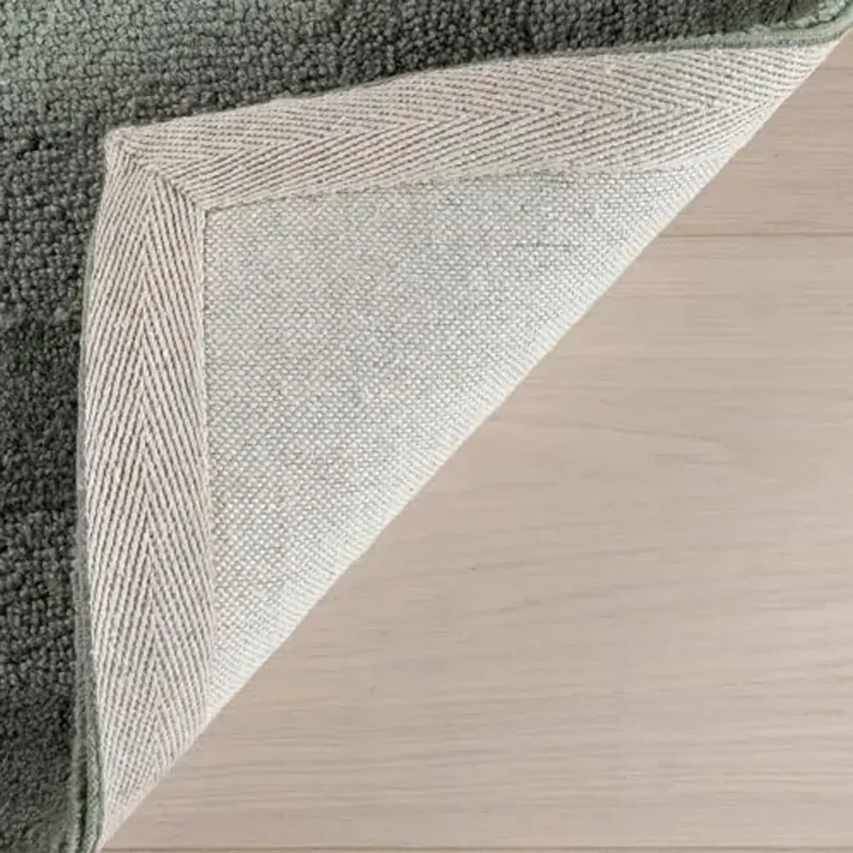 Rugs USA Robyn Wool Area Rug, 4x6, Green