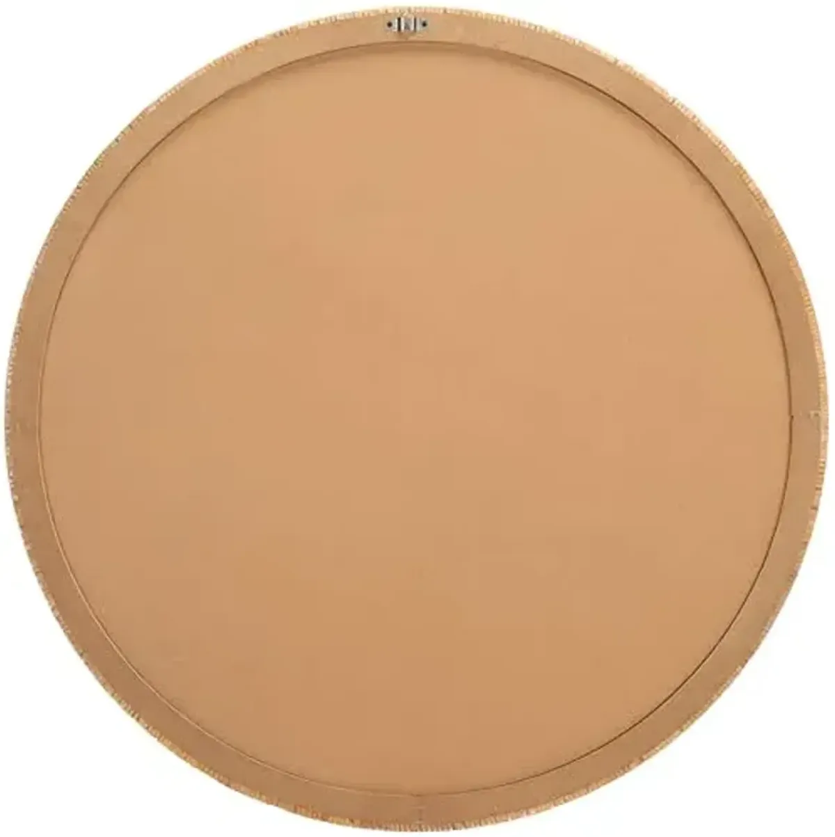 SAFAVIEH Home Collection Mila Natural 36-inch Round Decorative Accent Wall Mirror
