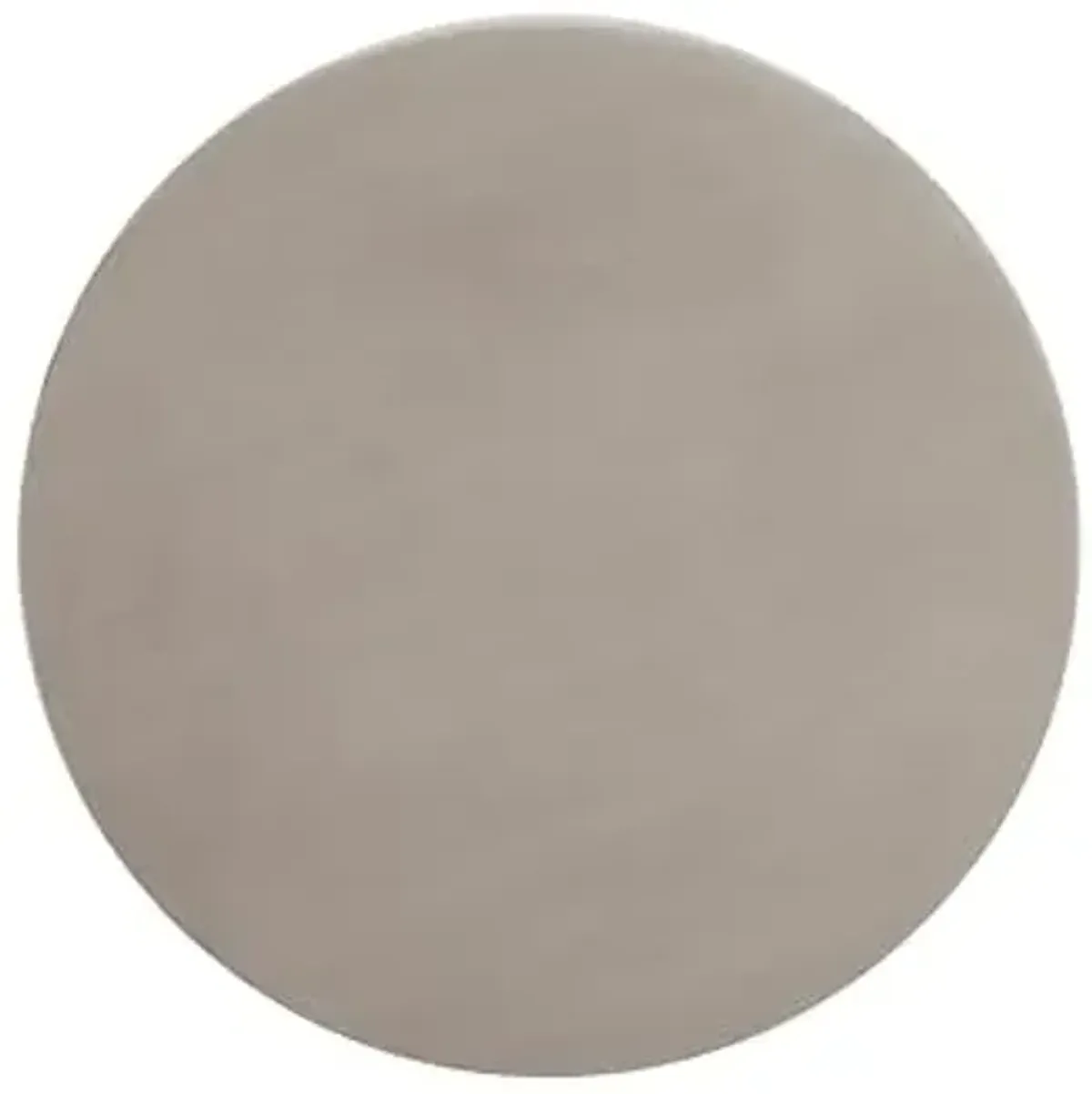 Christopher Knight Home Outdoor Round Side Table, U-Shaped Patio Garden Stool Coffee End Table,Decorative Accent Table for Patio,or Balcony,Lightweight Concrete Material,Light Gray